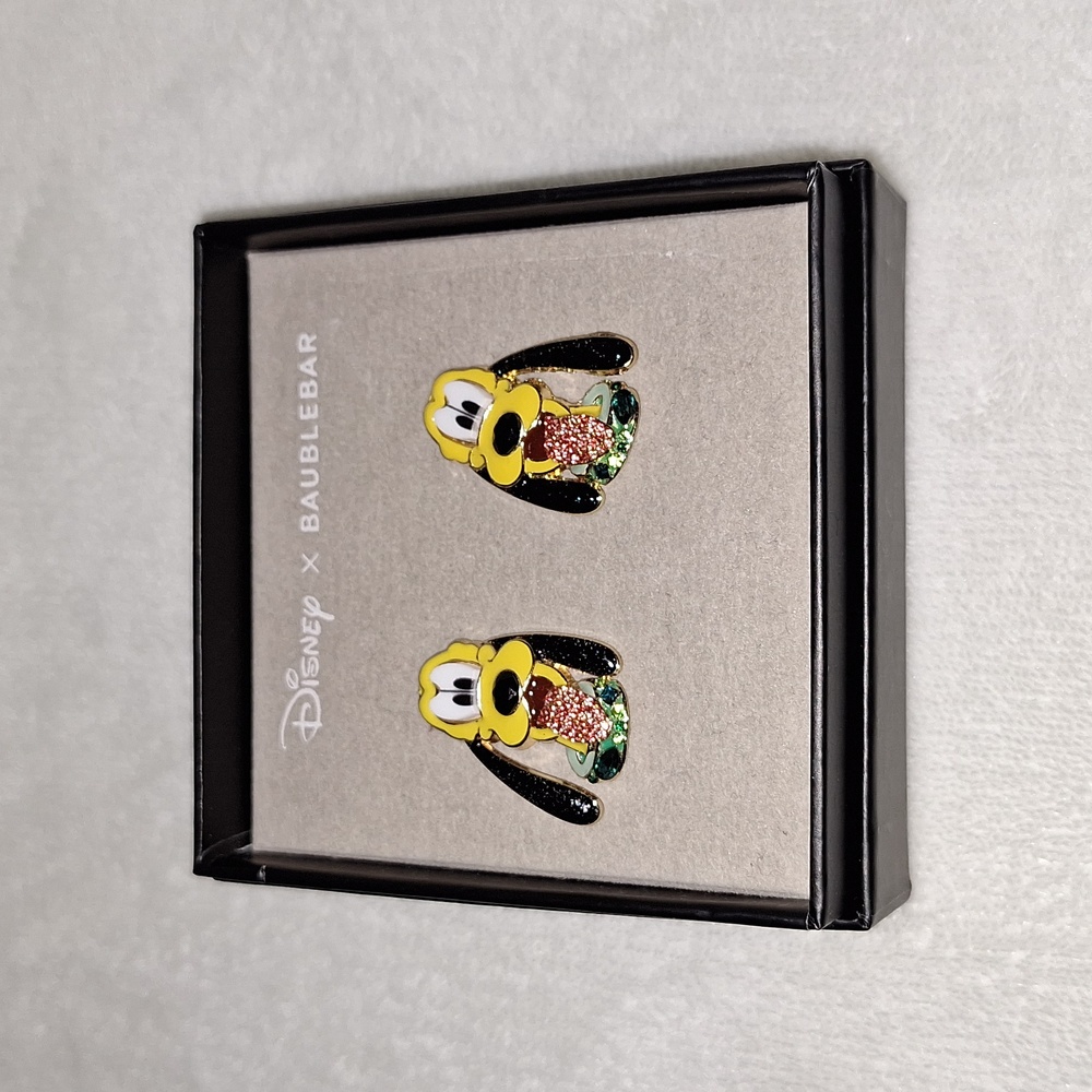 👅 Disney X Baublebar Pluto earrings.